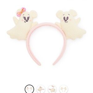 Mickey and Minnie Mouse Ghosts
Ear Headband